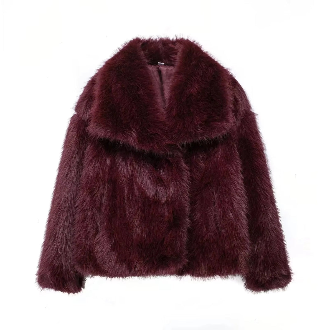 Rose™ | Lyxig Faux Fur Kappa