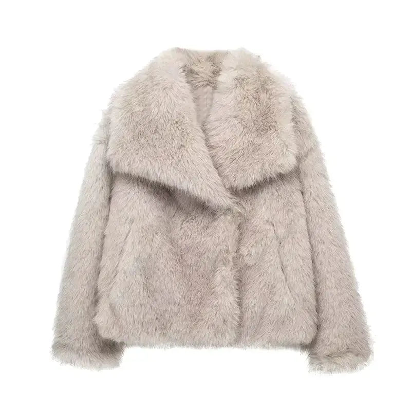 Rose™ | Lyxig Faux Fur Kappa