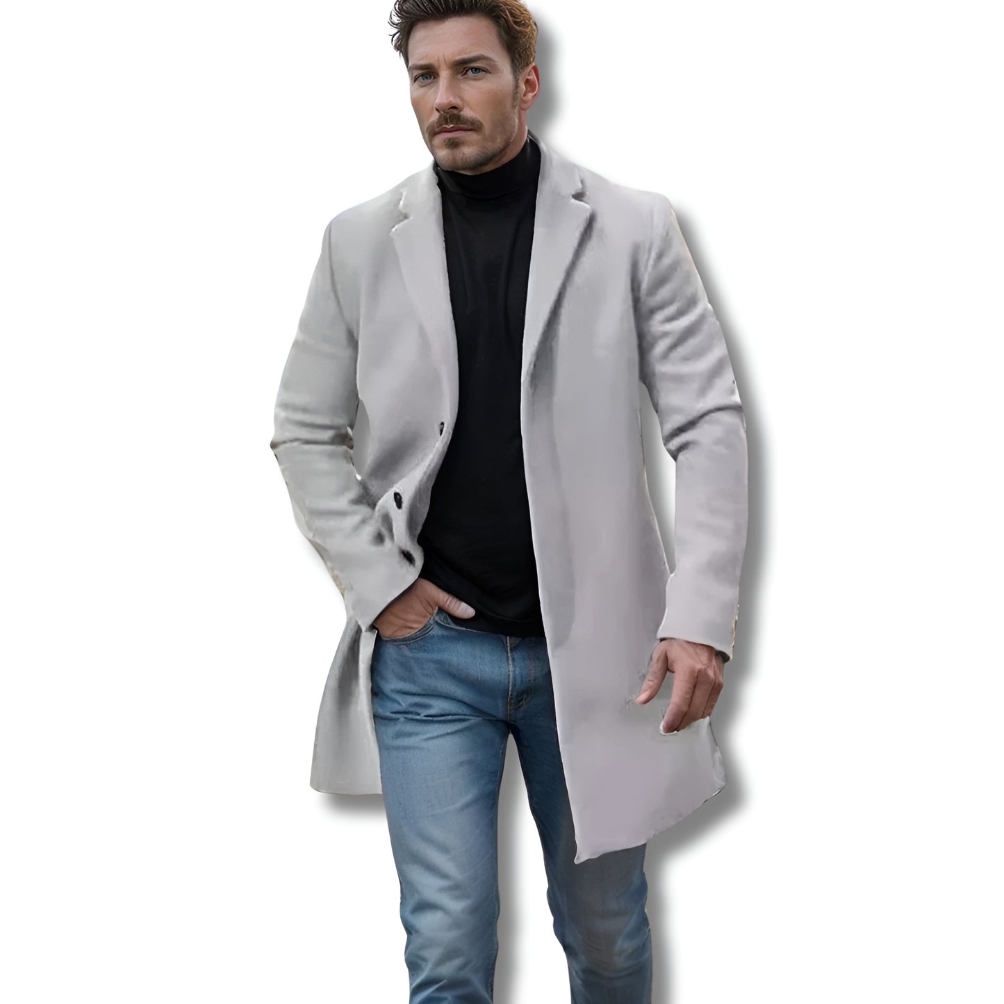 Nima™ | Tidlös Herrtrenchcoat