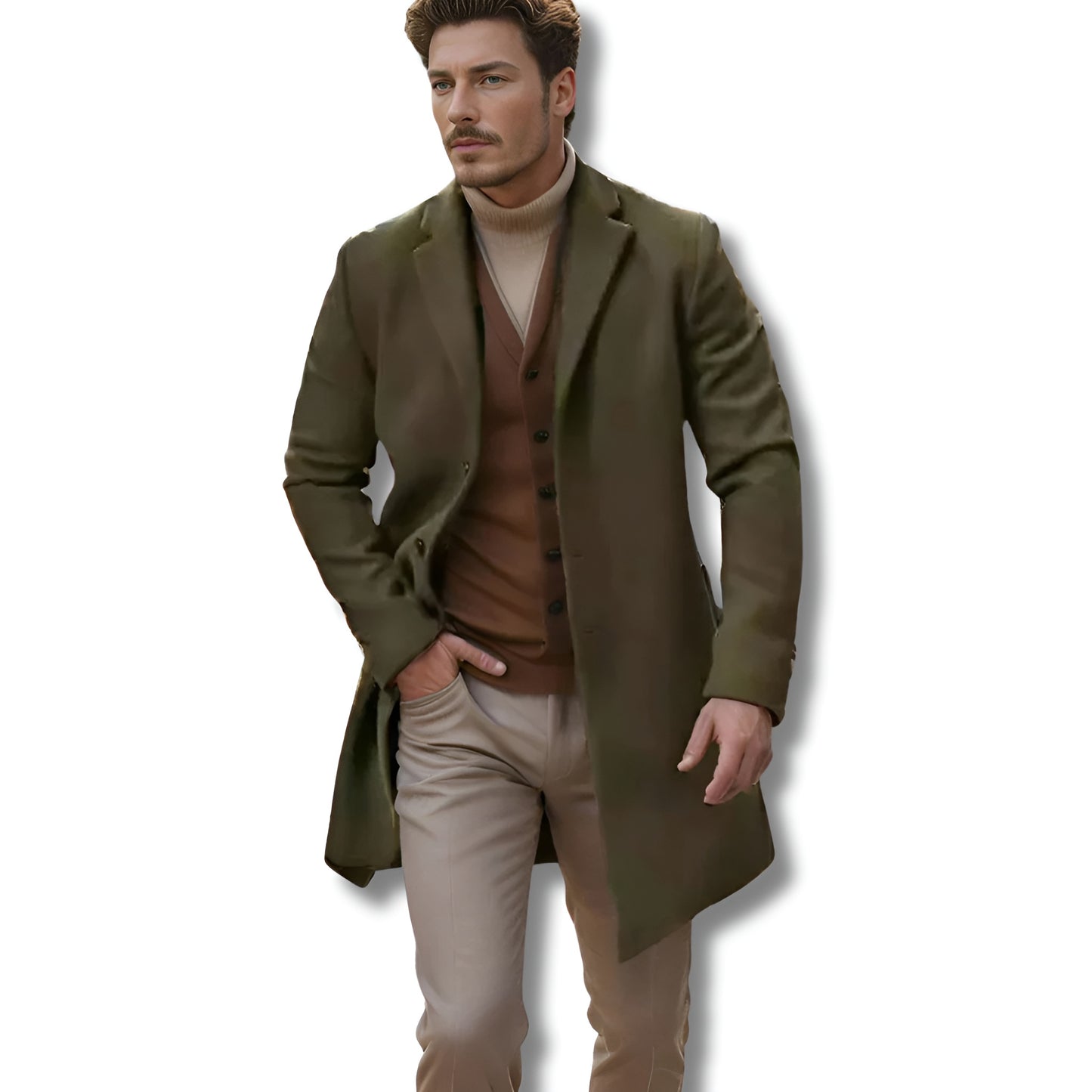 Nima™ | Tidlös Herrtrenchcoat