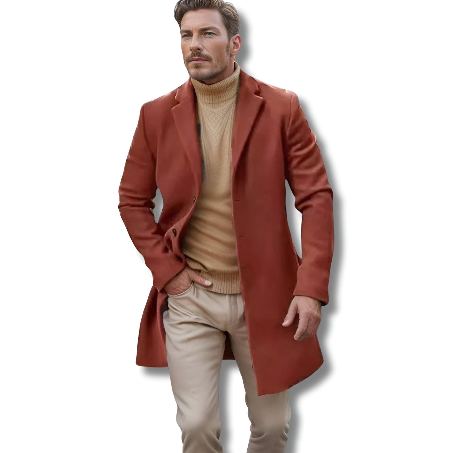 Nima™ | Tidlös Herrtrenchcoat